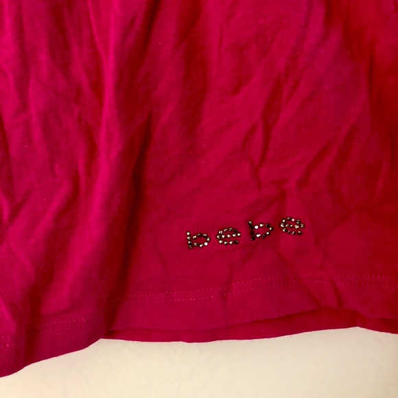 🌴 BEBE 🌴 Hot Pink/Yellow Beach Coverup - Picture 3 of 4